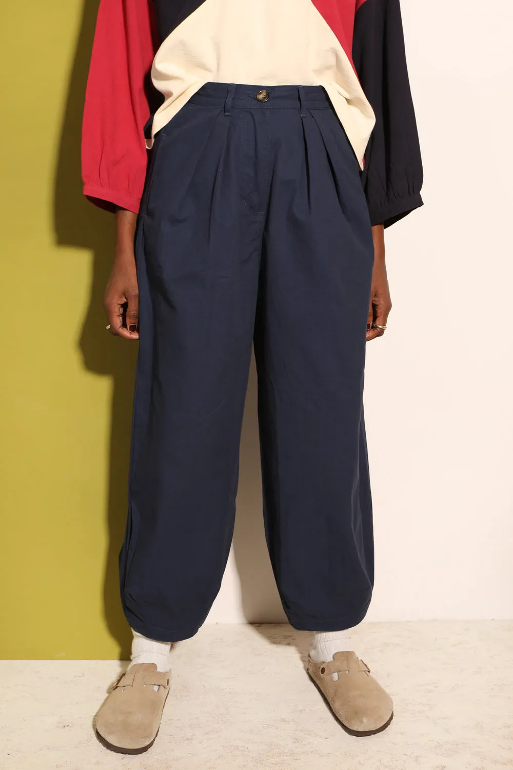 L.F.Markey Jenkin Trousers Prussian Blue