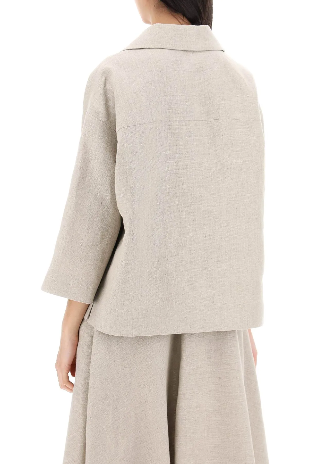 linen canvas tunic garment for