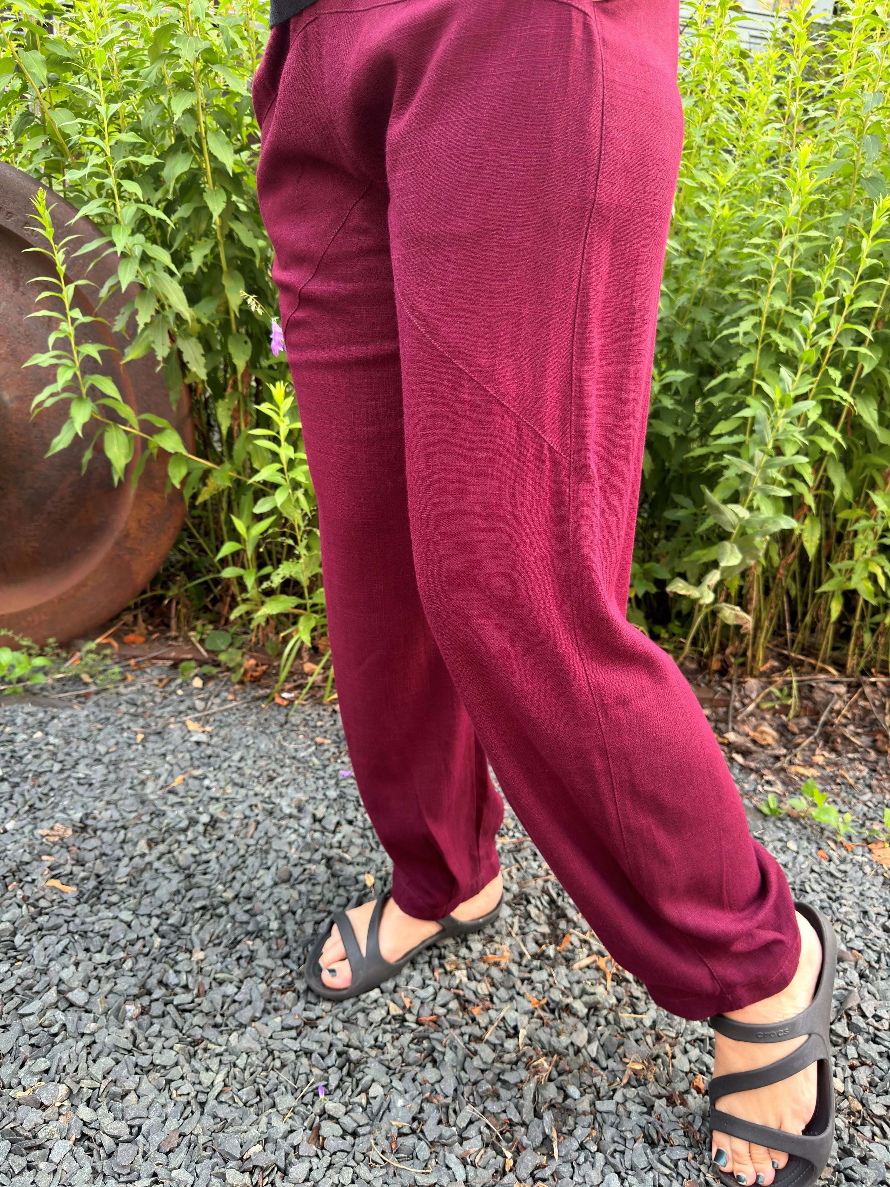Linen Tapered Pants