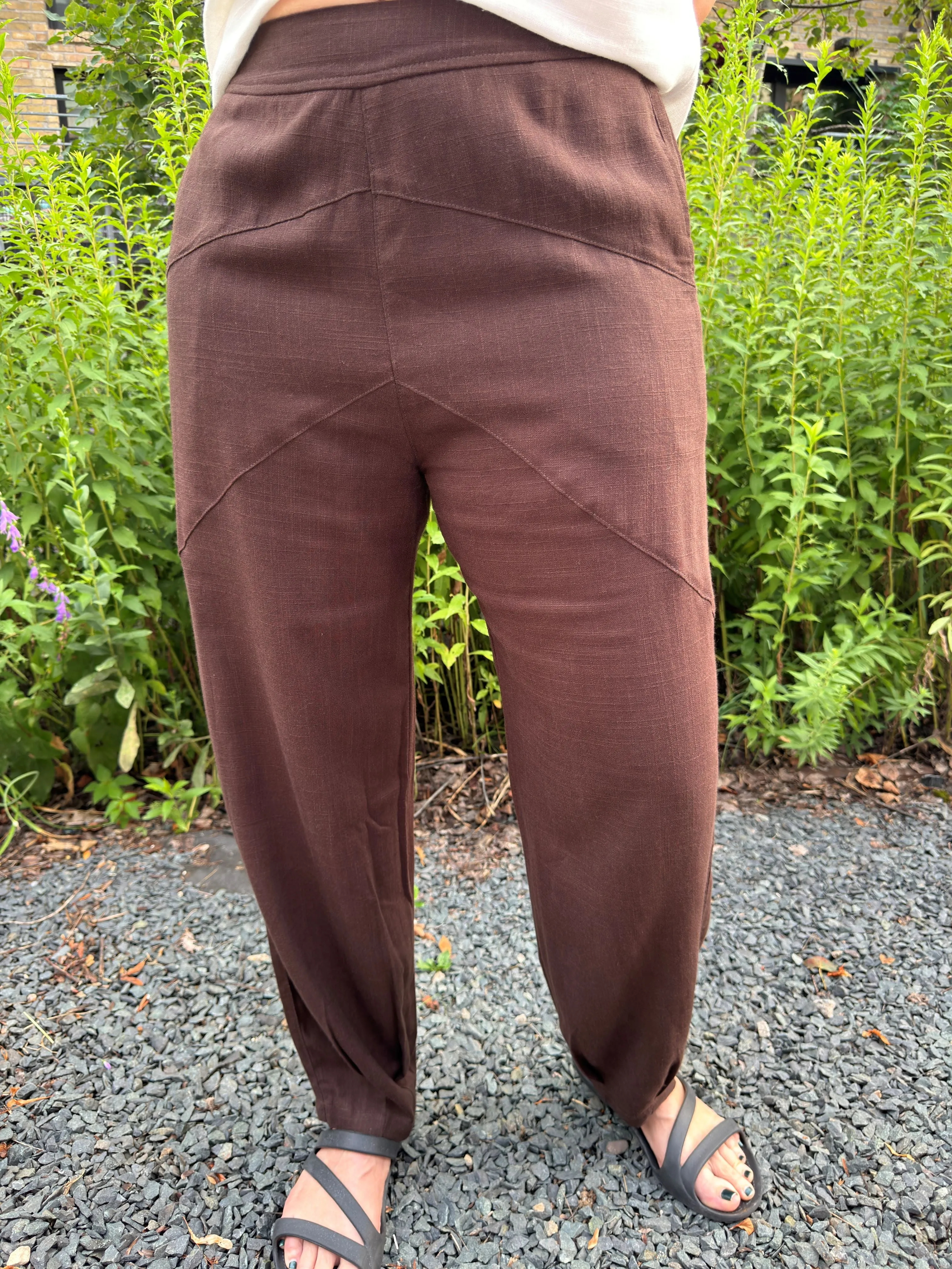 Linen Tapered Pants