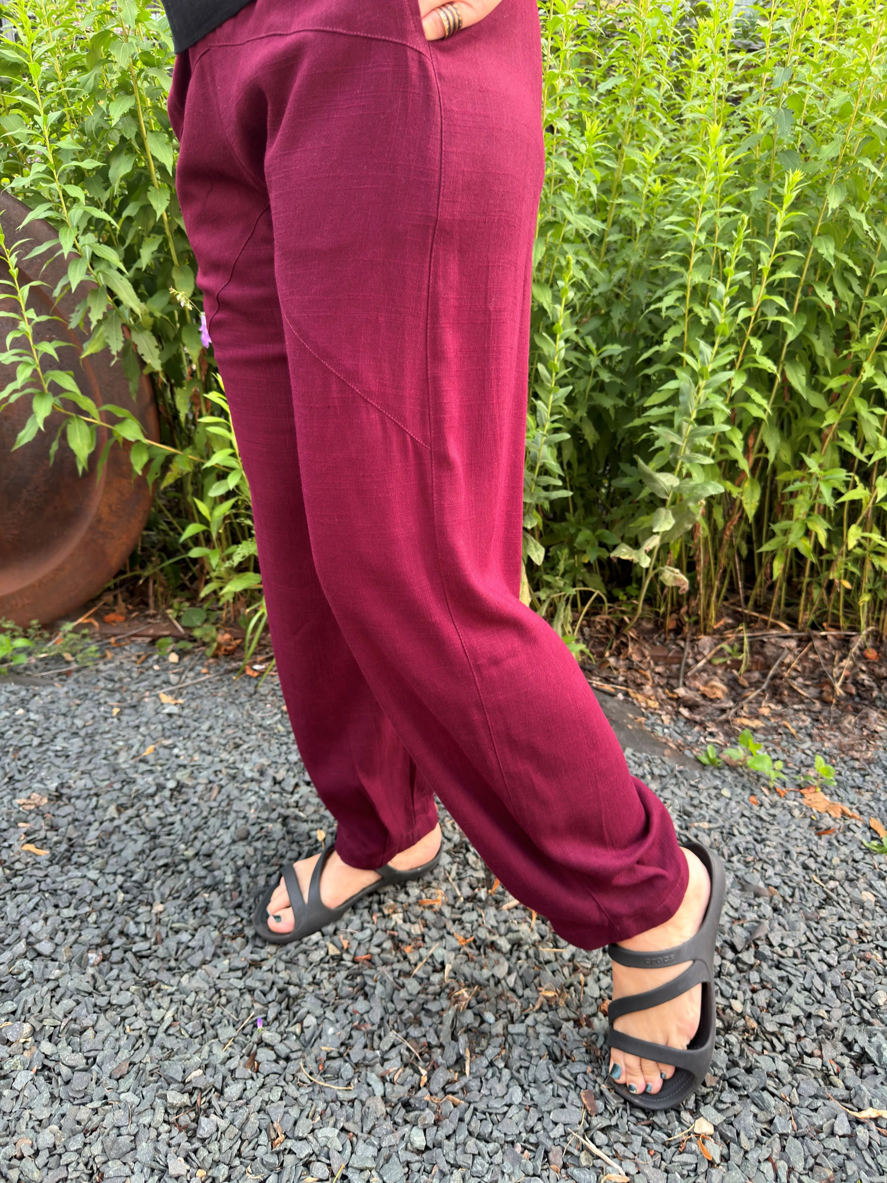 Linen Tapered Pants