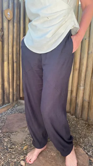 Linen Tapered Pants