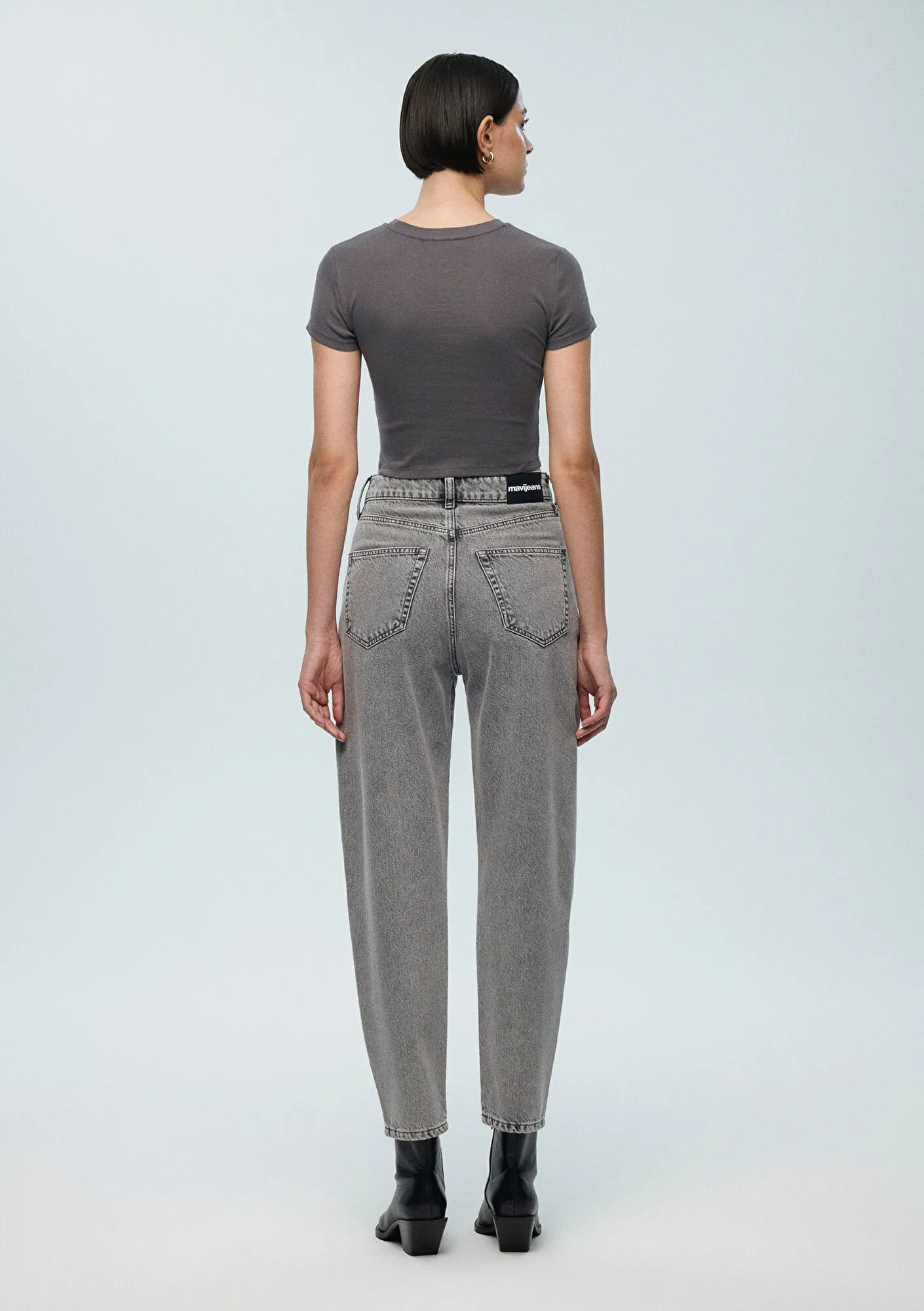Lola Smoke Shiny Jean Pants
