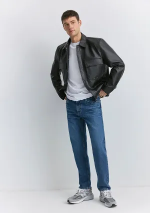 London Dark Used Street Denim Jean Pants