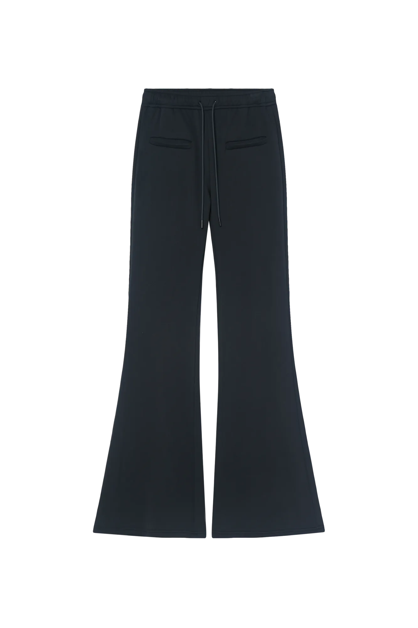 low-rise flared sweatpants