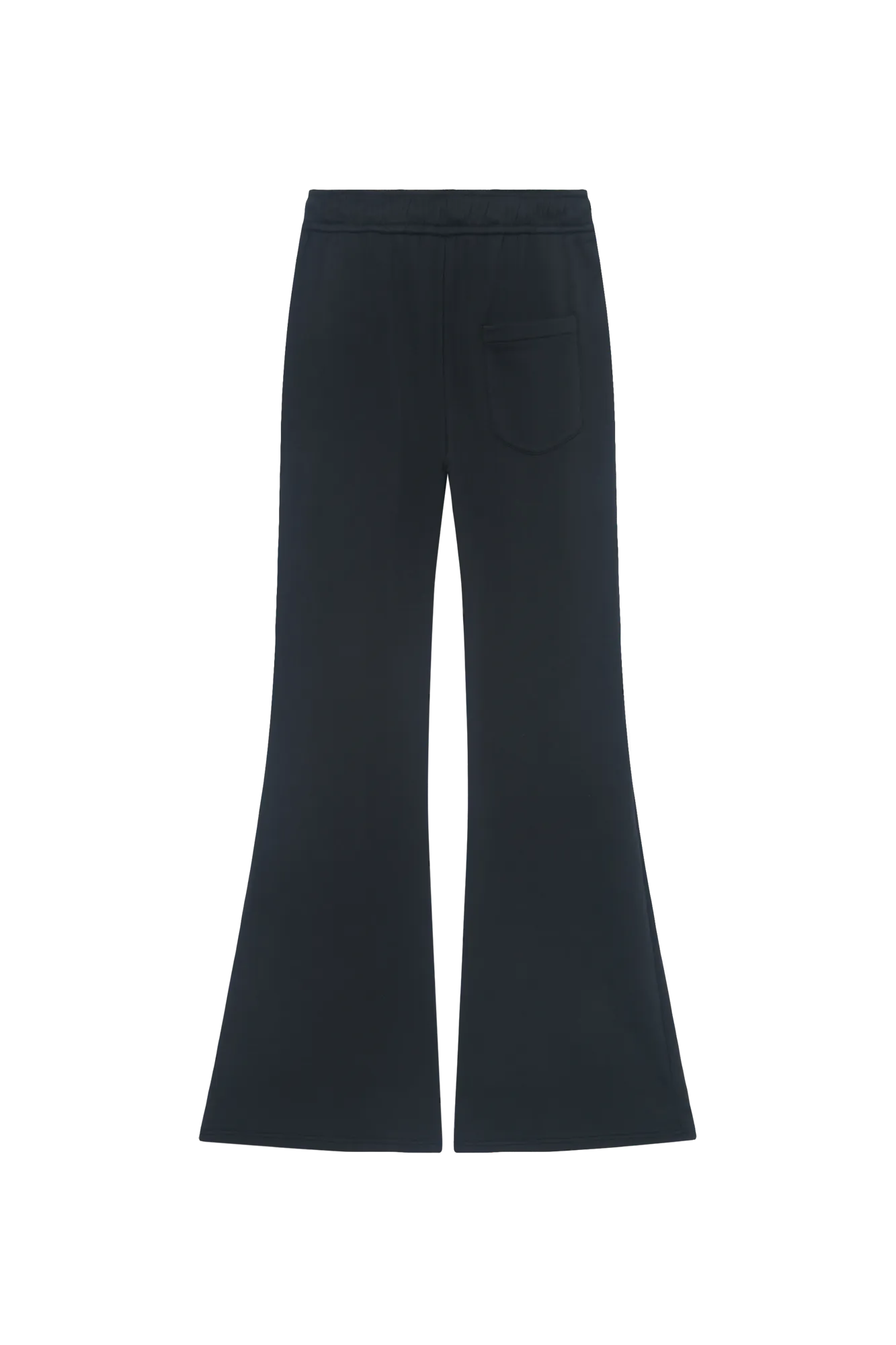 low-rise flared sweatpants