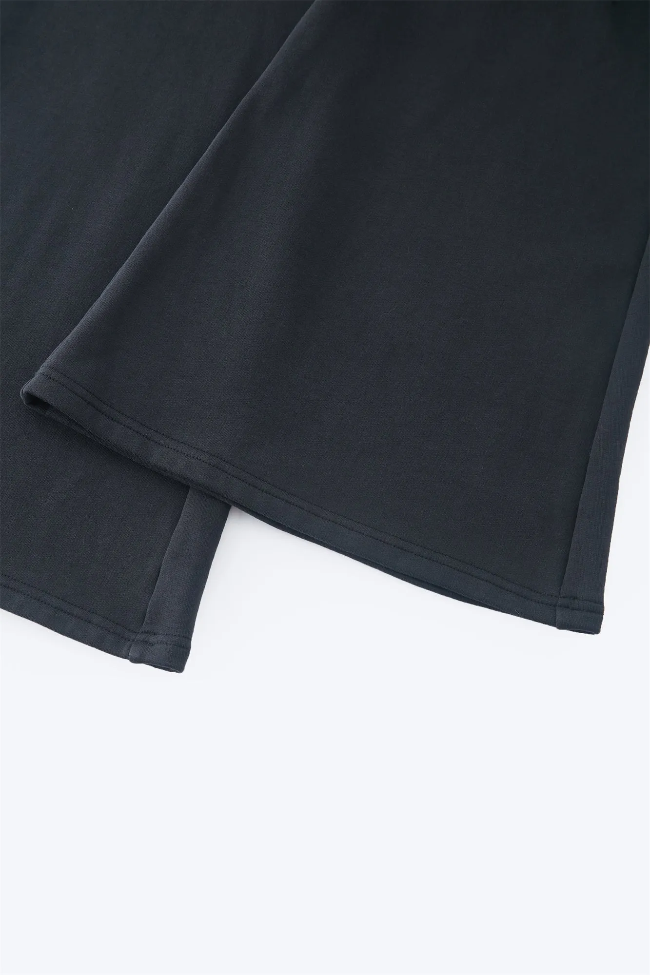 low-rise flared sweatpants