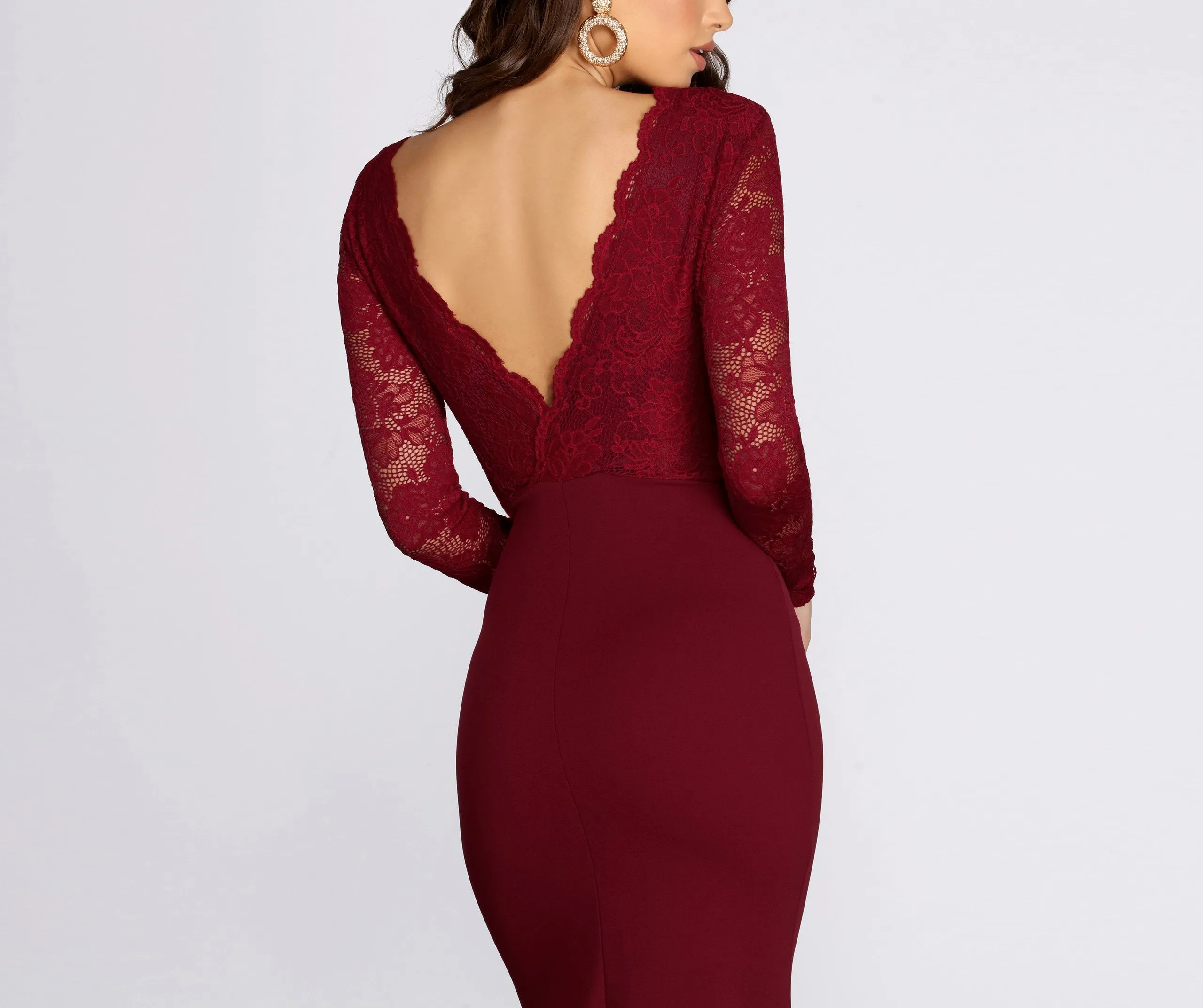 Luciana Formal Stylish Lace Mermaid Dress