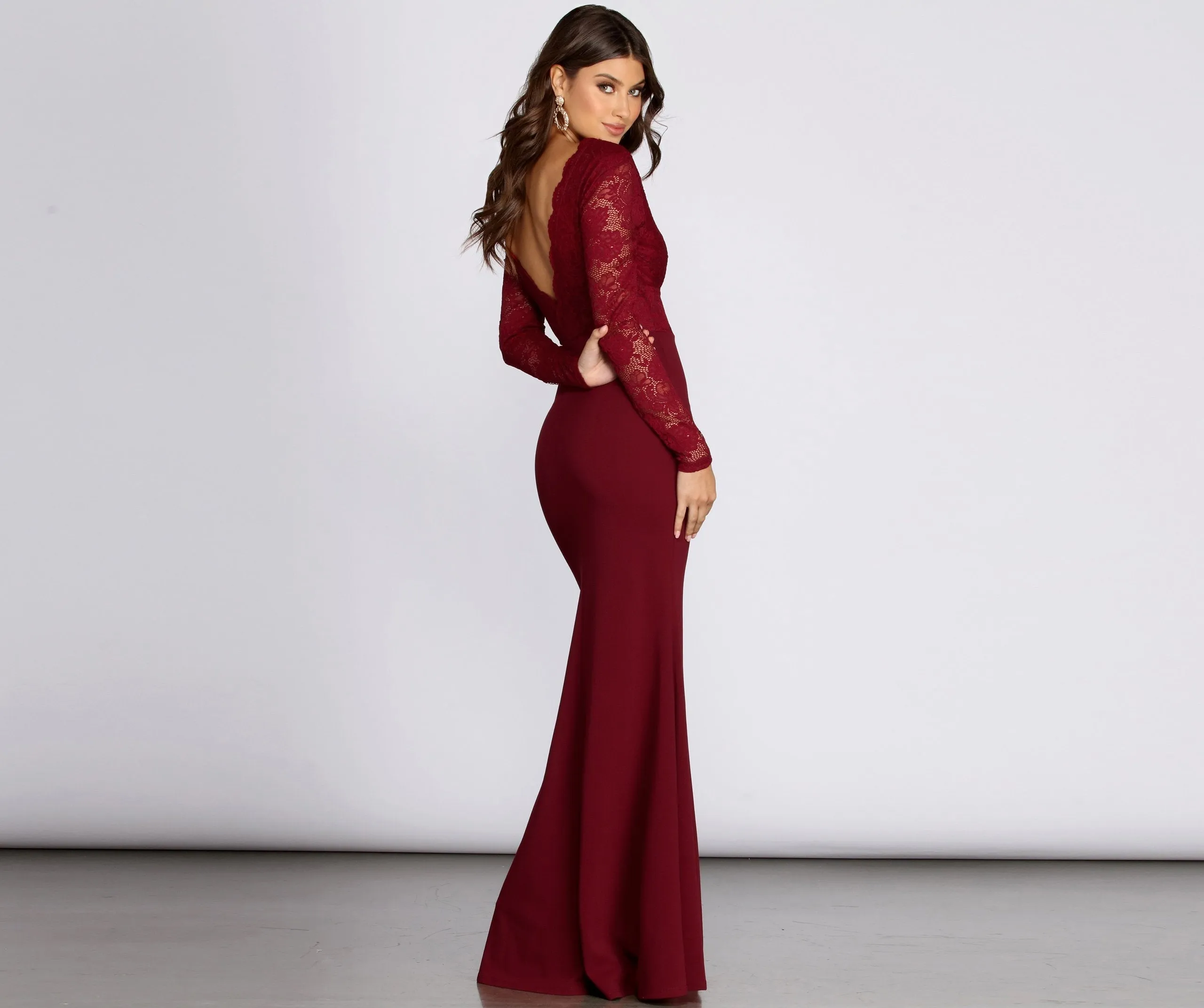 Luciana Formal Stylish Lace Mermaid Dress