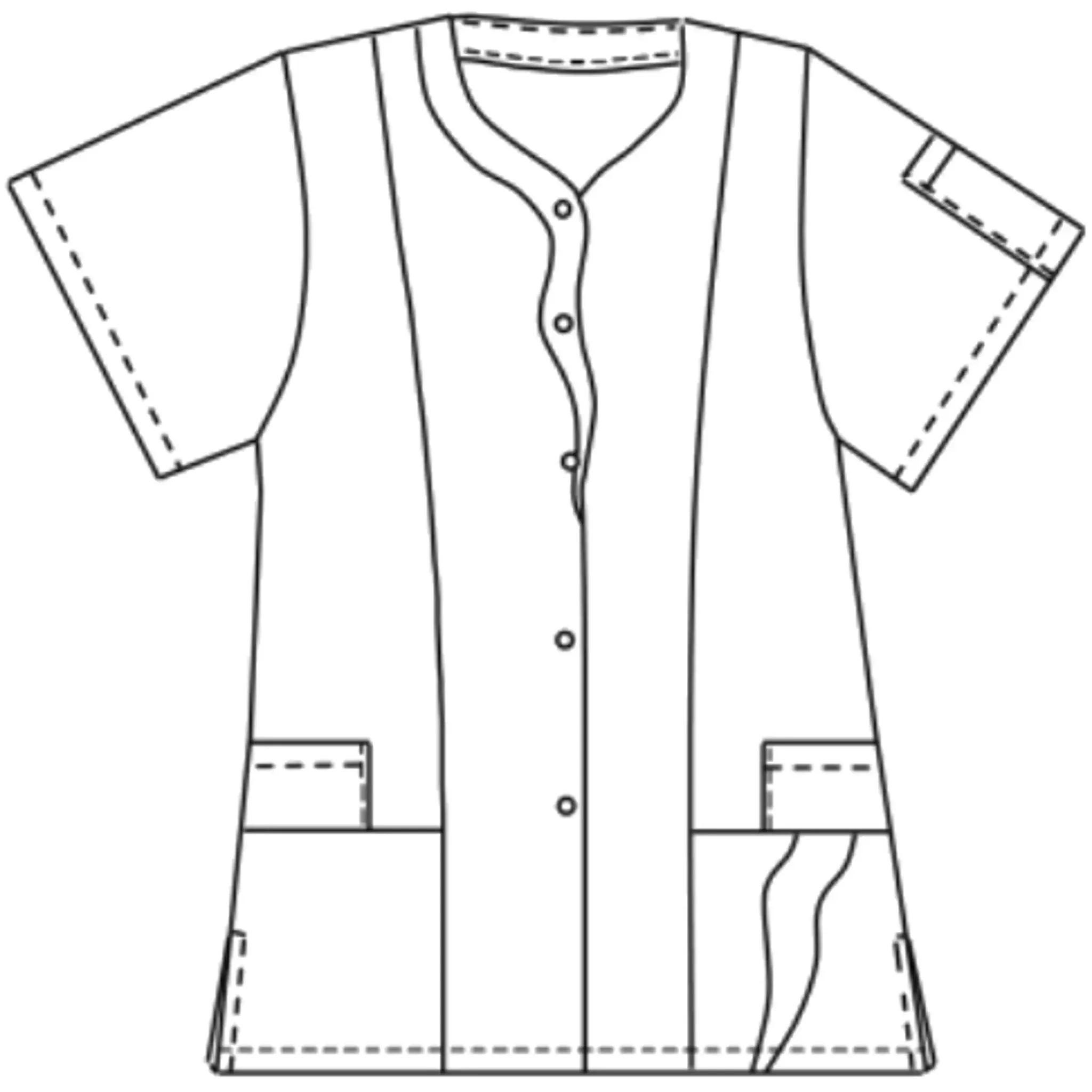 Lucile - Tunic - Short sleeves - Women - 70 cm
