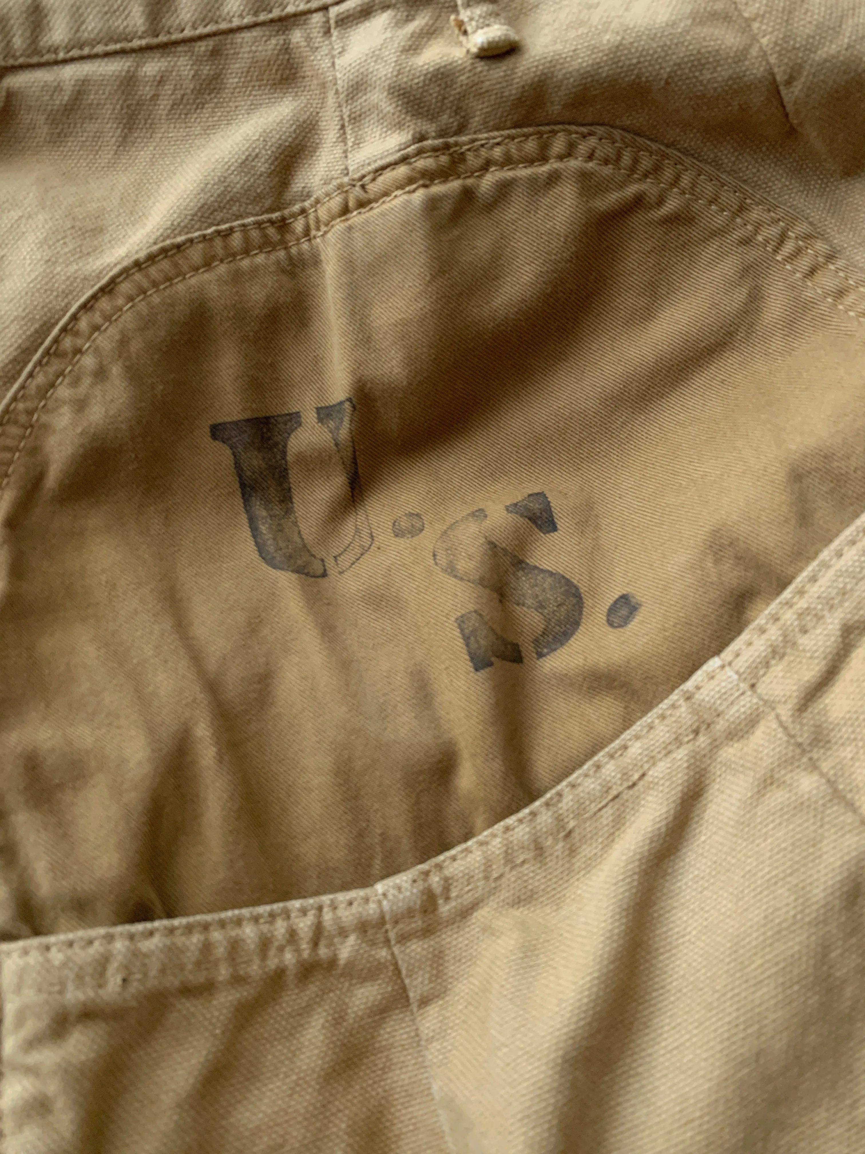 [M] DS! Kapital Cotton Canvas Military Trousers Pants