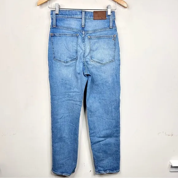 Madewell Classic Straight Jeans Meadowland Wash SZ 24