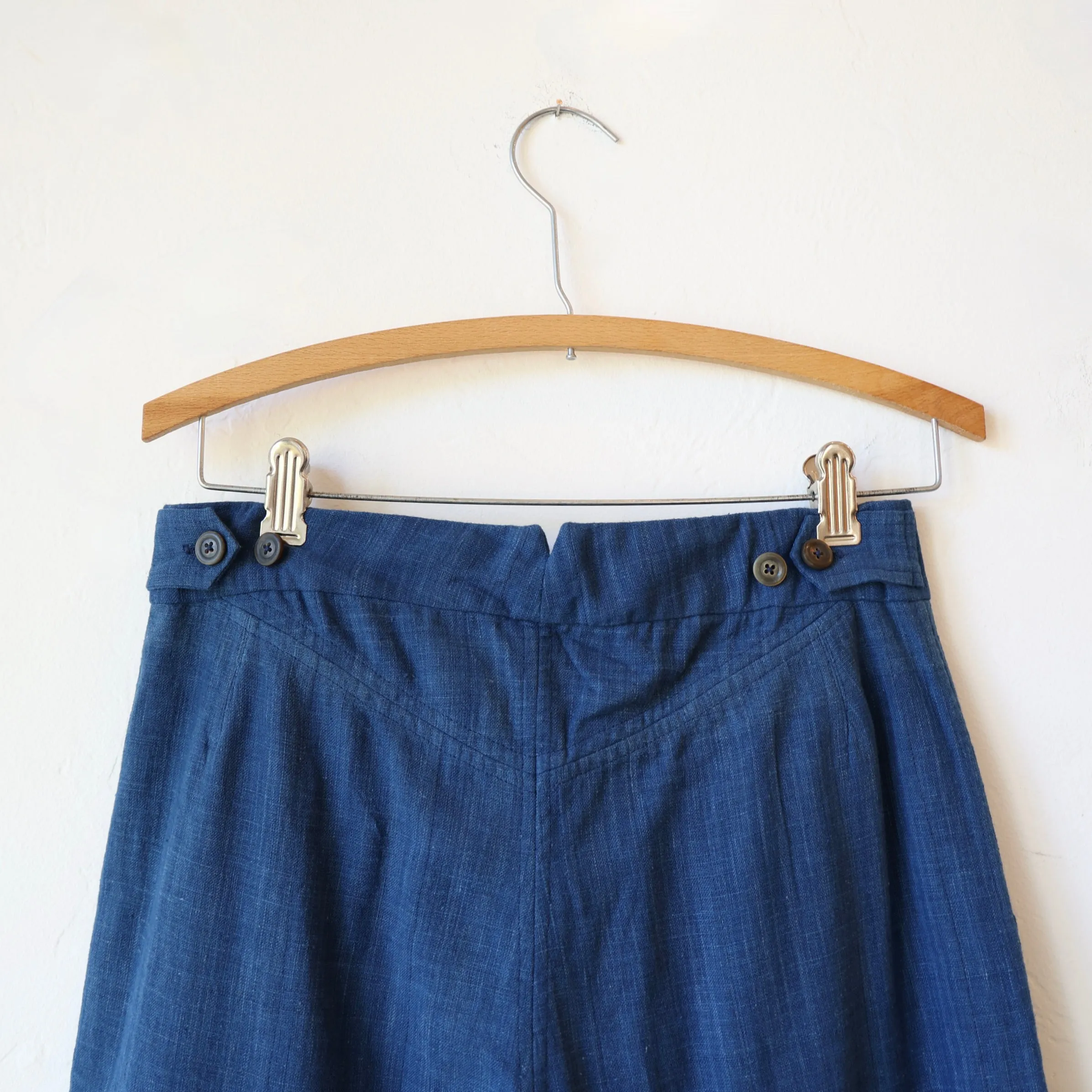 Maku Handwoven Cotton Pants - Indigo