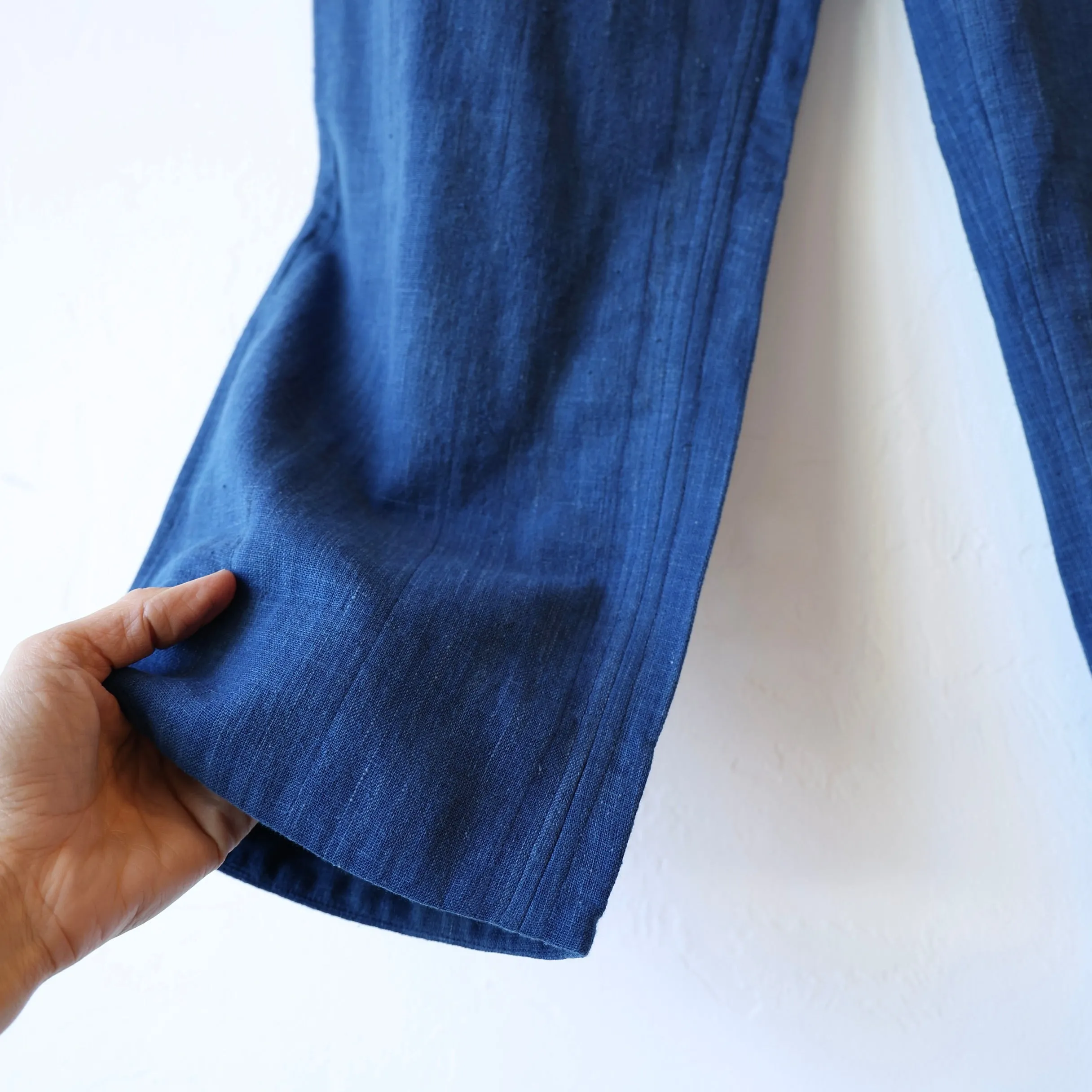 Maku Handwoven Cotton Pants - Indigo