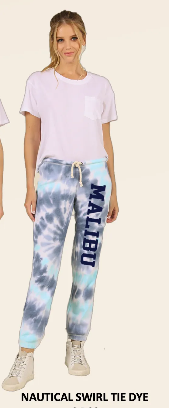 MALIBU SWEATS The Tie Dye Collection | Ocean Drive super soft fleece sweatpants