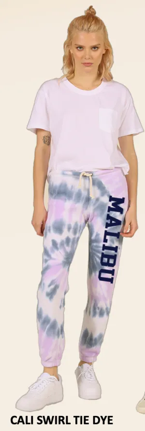 MALIBU SWEATS The Tie Dye Collection | Ocean Drive super soft fleece sweatpants