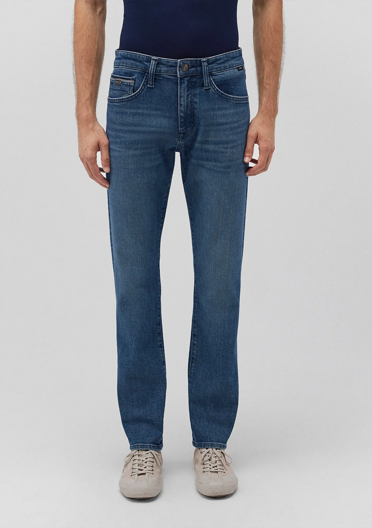 Marcus Mid Shaded Mavi Black Jean Pants