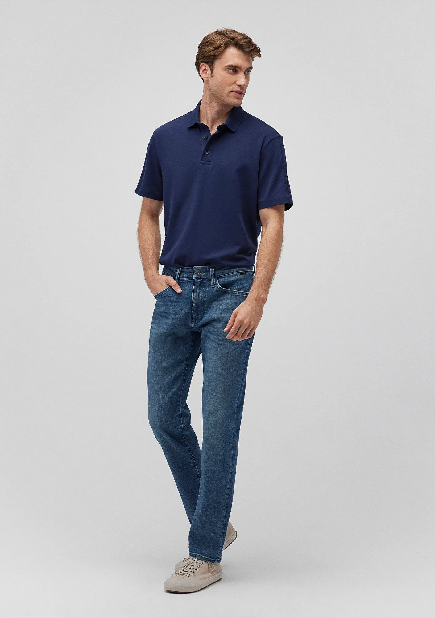 Marcus Mid Shaded Mavi Black Jean Pants
