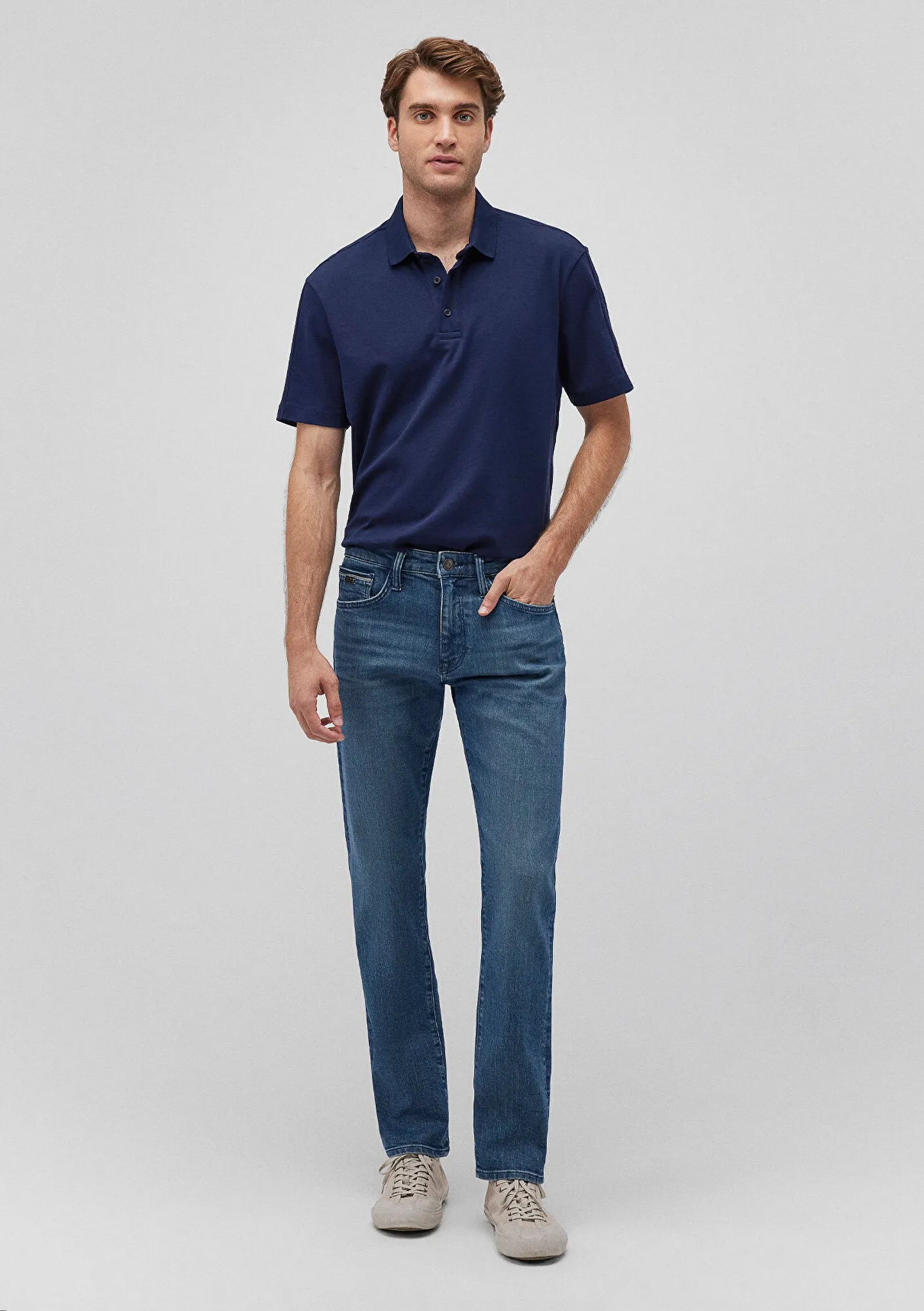 Marcus Mid Shaded Mavi Black Jean Pants