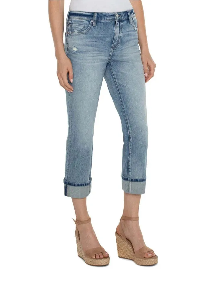 Marley Girlfriend Cuffed Jeans