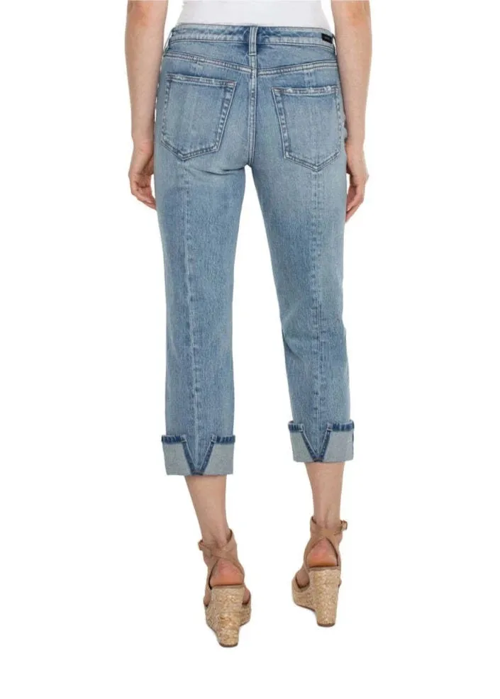 Marley Girlfriend Cuffed Jeans