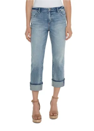 Marley Girlfriend Cuffed Jeans