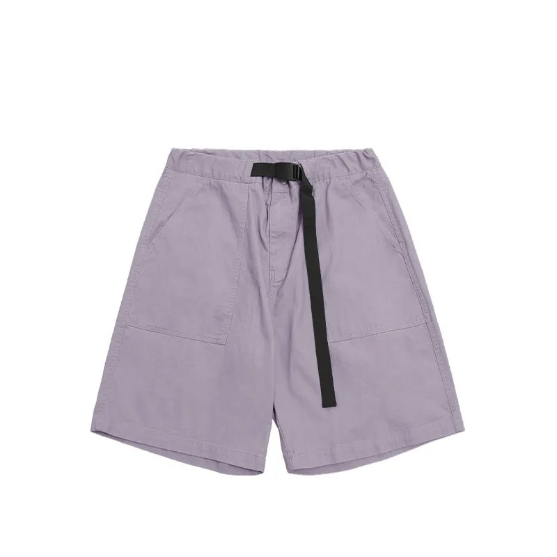 Men's Wear | Japanese Wide Leg Workwear Shorts 2023 Spring And Summer New Personality Loose Solid Color Casual Pants Men's