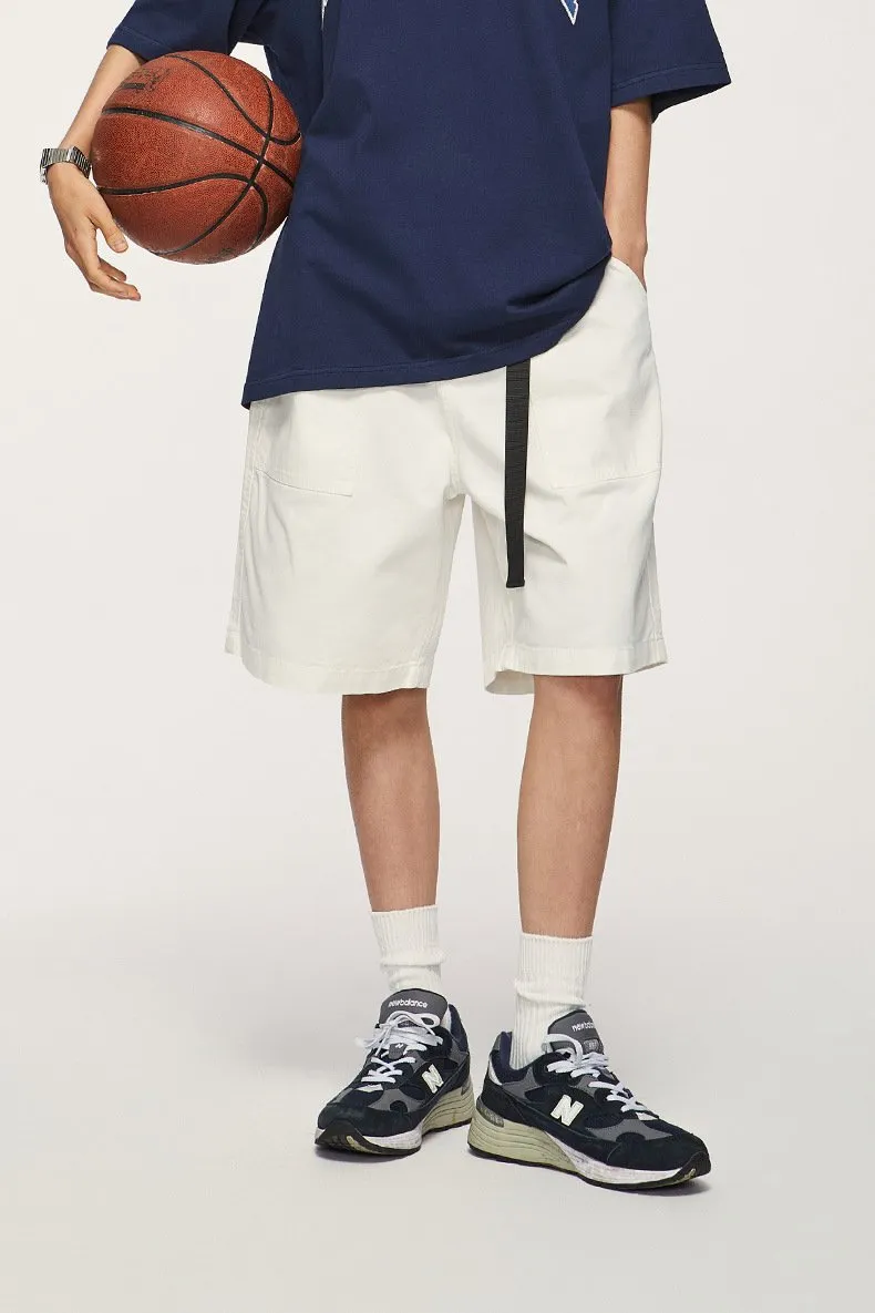 Men's Wear | Japanese Wide Leg Workwear Shorts 2023 Spring And Summer New Personality Loose Solid Color Casual Pants Men's