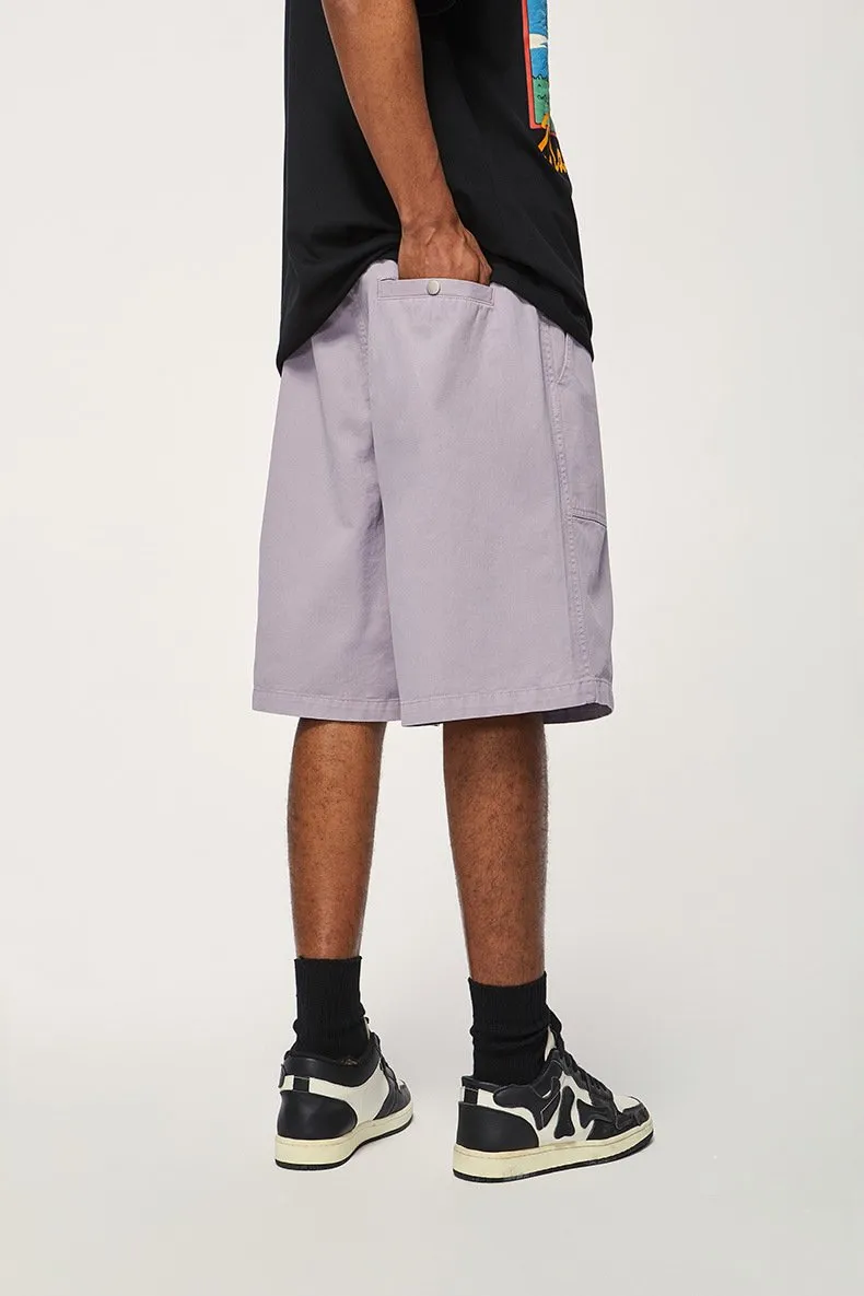 Men's Wear | Japanese Wide Leg Workwear Shorts 2023 Spring And Summer New Personality Loose Solid Color Casual Pants Men's