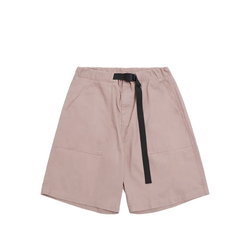 Men's Wear | Japanese Wide Leg Workwear Shorts 2023 Spring And Summer New Personality Loose Solid Color Casual Pants Men's