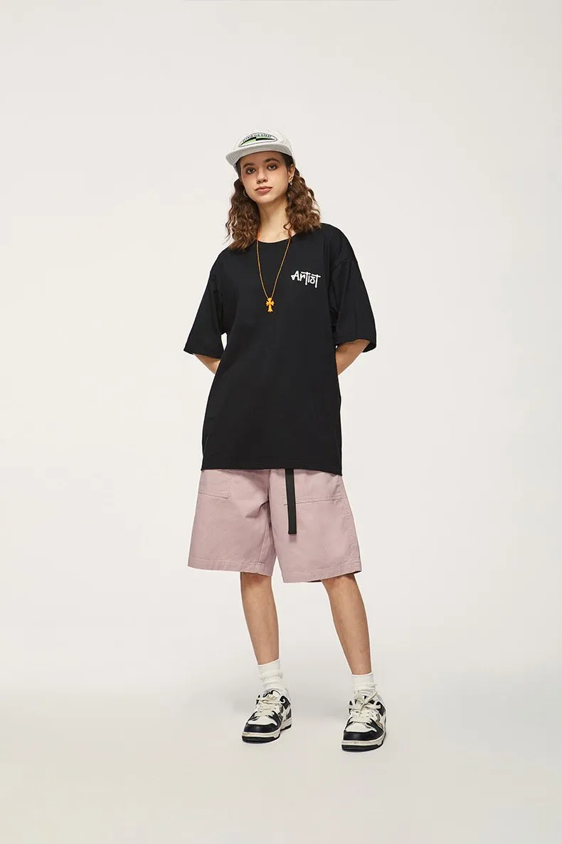 Men's Wear | Japanese Wide Leg Workwear Shorts 2023 Spring And Summer New Personality Loose Solid Color Casual Pants Men's