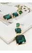 Modern Cocktail Jewel Drop Earrings