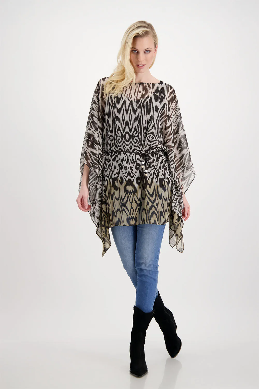 Monari Ikat Blouse M407330