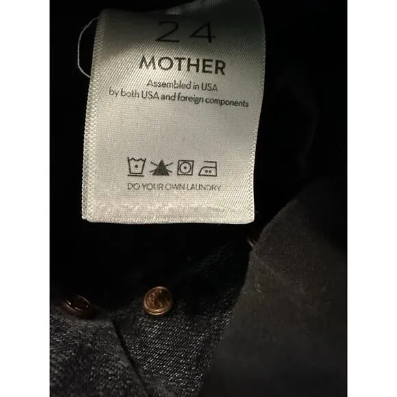 Mother Superior Womens High Waisted Hiker Jeans 24 Button Fly Roadtrip Renegade