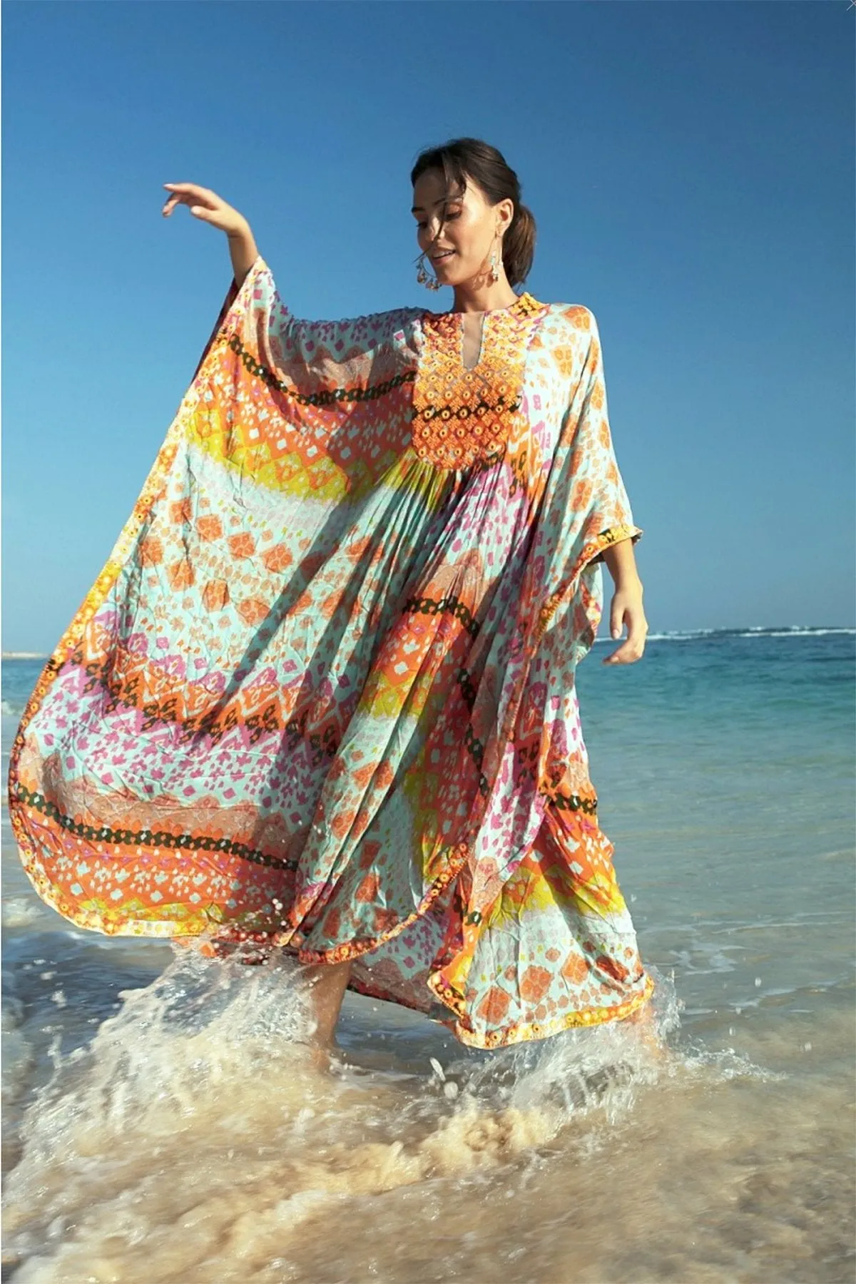 Nabab Kaftan in Multi