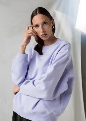 Naila Oversized Sweatshirt Lilac