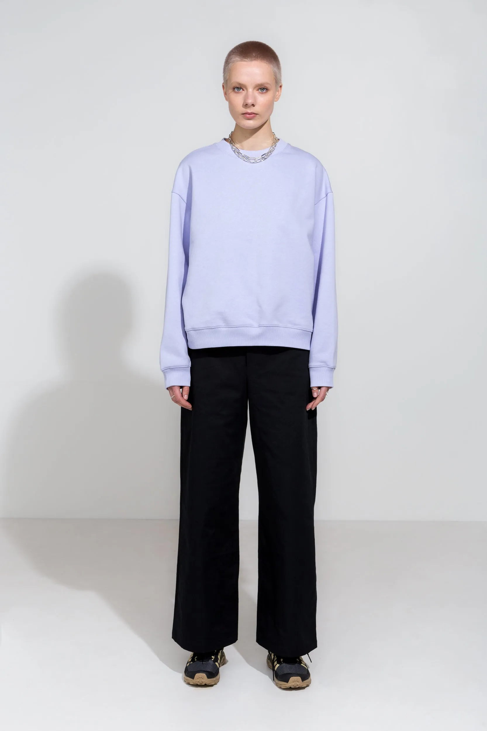 Naila Oversized Sweatshirt Lilac