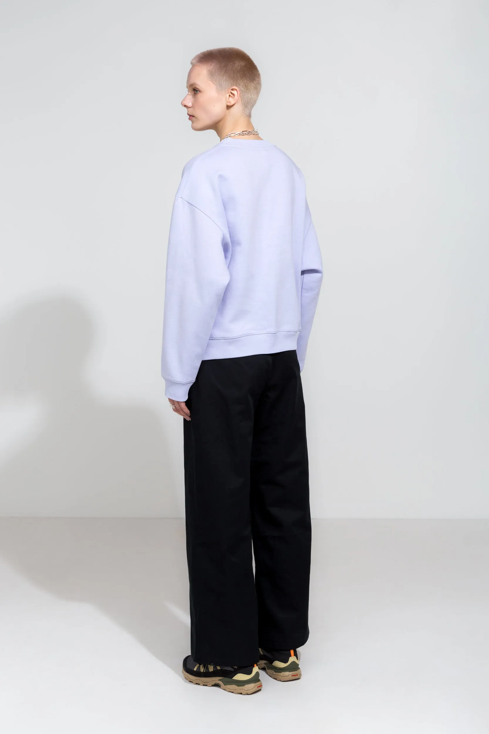 Naila Oversized Sweatshirt Lilac