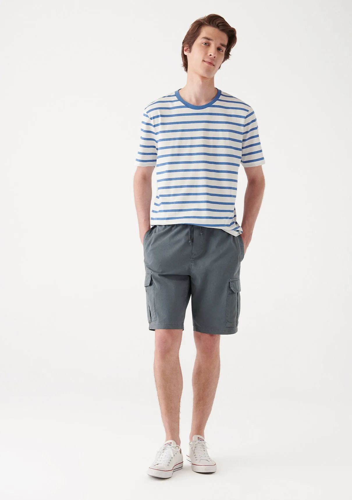 Navy Cargo Shorts