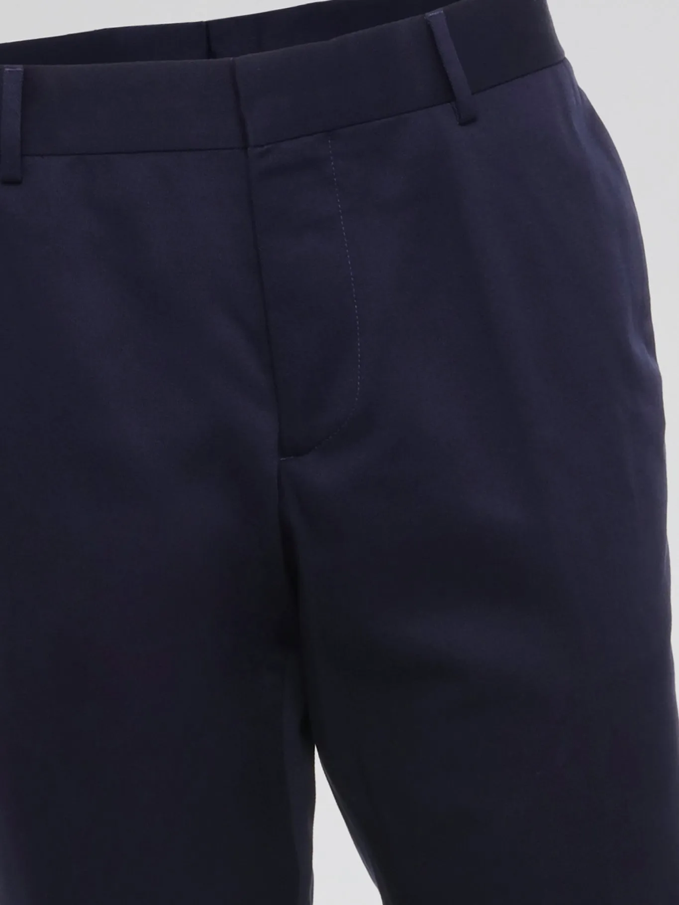 Navy Tapered Suit Pants