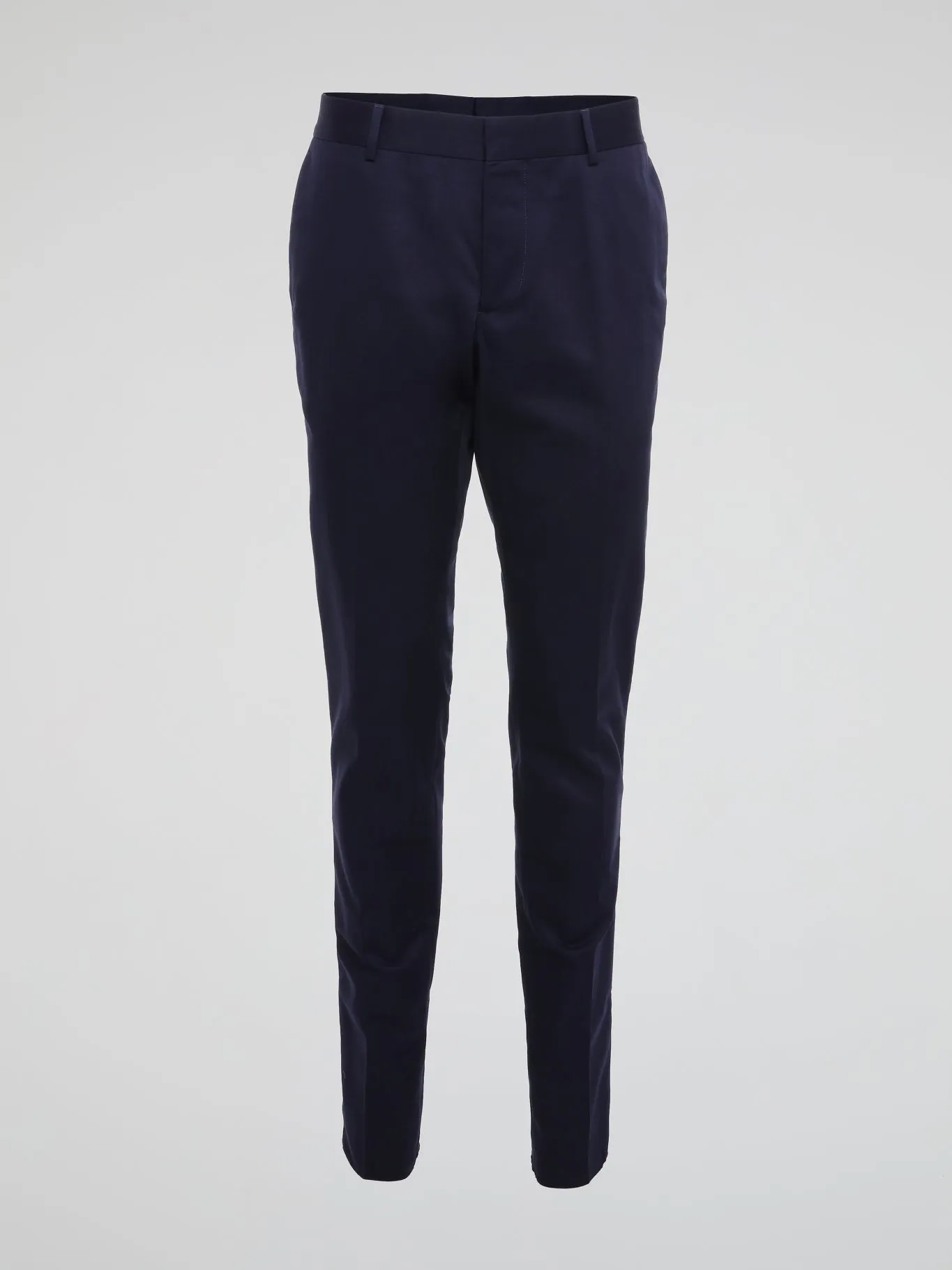 Navy Tapered Suit Pants
