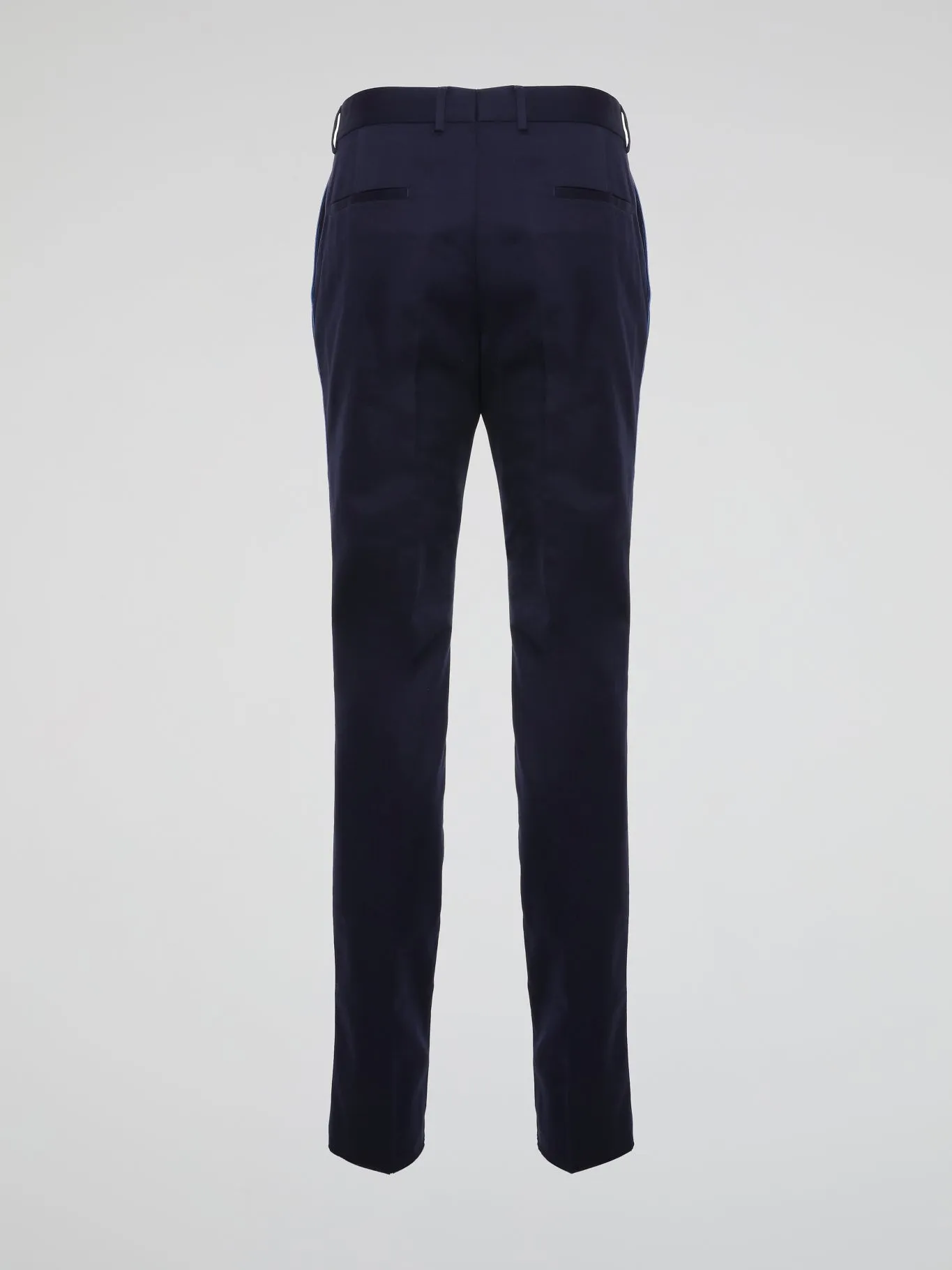 Navy Tapered Suit Pants