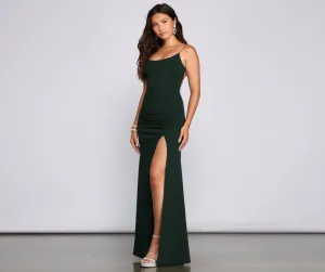 Nayeli Formal High Charming Slit Mermaid Dress
