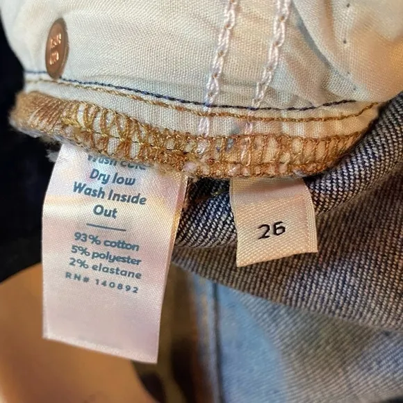 NEW Marine Layer High Skinny High Waisted Distressed Jeans Size 26