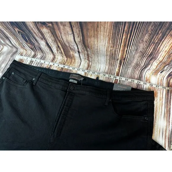 NEW Torrid SKY HIGH SKINNY Size 30 T Black High Rise Jeans Denim Pants 53x29