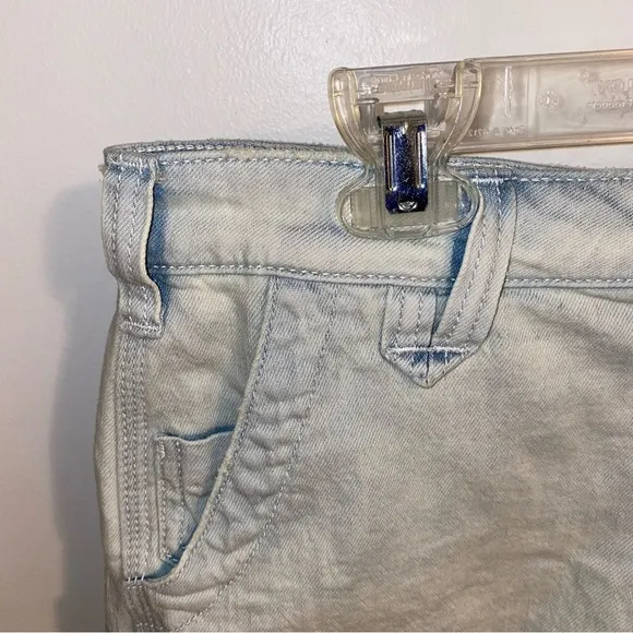 NWT Anthropologie x Pilcro Denim Shortie Front Zip Five-Pocket Styling Shorts 28