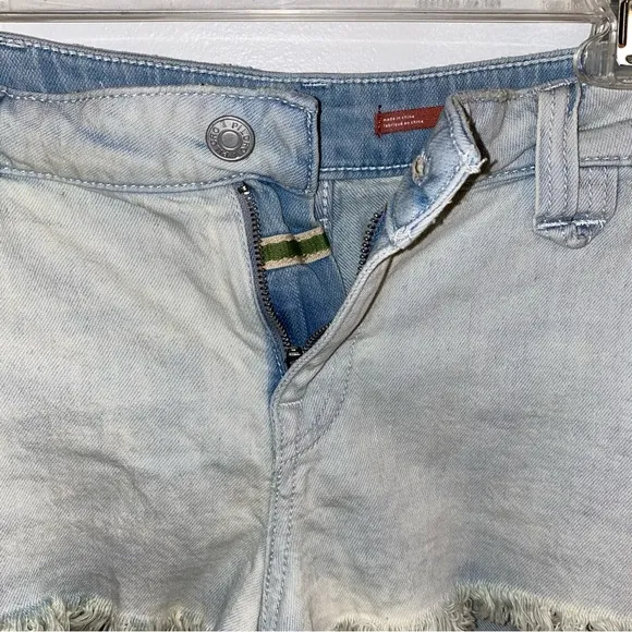 NWT Anthropologie x Pilcro Denim Shortie Front Zip Five-Pocket Styling Shorts 28