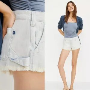 NWT Anthropologie x Pilcro Denim Shortie Front Zip Five-Pocket Styling Shorts 28