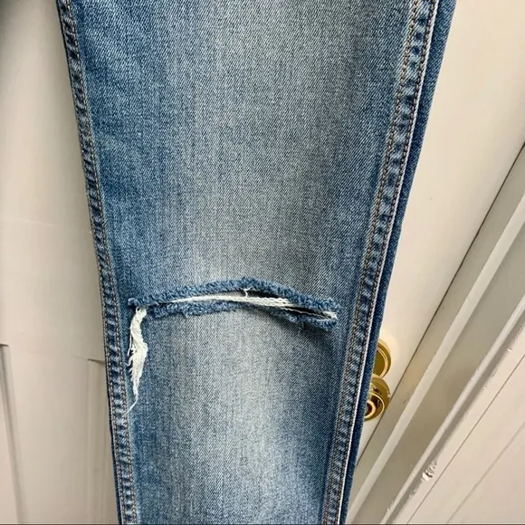NWT GRLFRND Naomi High-Rise Straight Jeans Sz 25