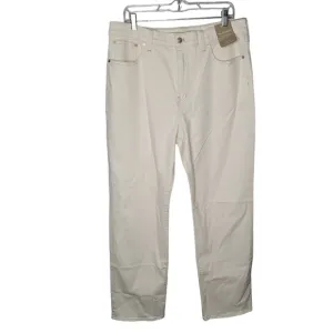 NWT Madewell 90s Straight Vintage Canvas Wash Denim Jeans Womens sz 32 beige